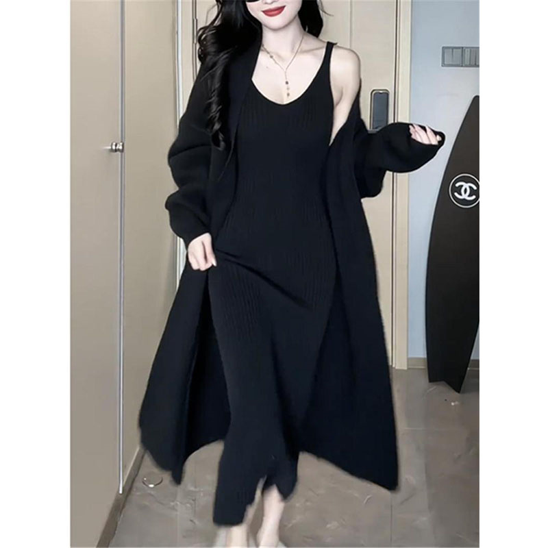 Longline Cardigan Knit - 2026 Spring Autumn New Fashion Loose