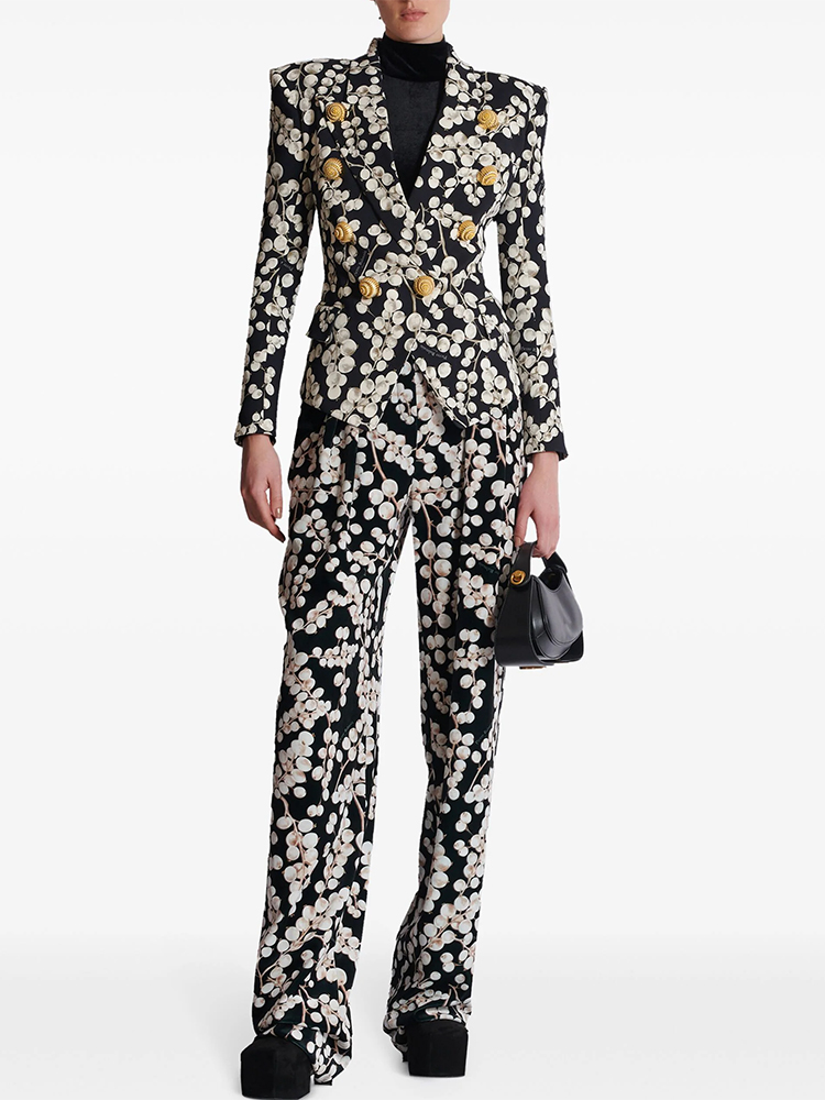 Blazer Women Oversized - HIGH QUALITY 2026 Designer Runway Suit