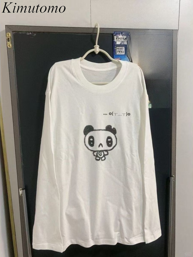 Women'S Fashion Tops - Kimutomo T Shirts Women Cartoon Printed