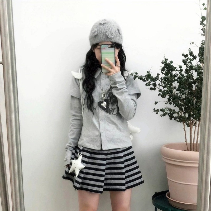 Kimotimo Y2k Vintage Rabbit Pr - Women'S Fashion Tops ulasan dan harga