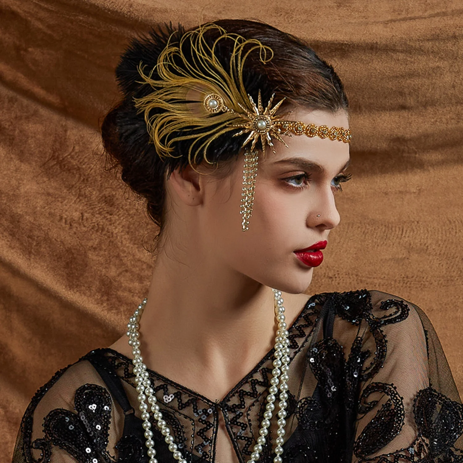 Rhinestone HairBand 1920s Vint - Women'S Fashion Of The 1920S ulasan dan harga
