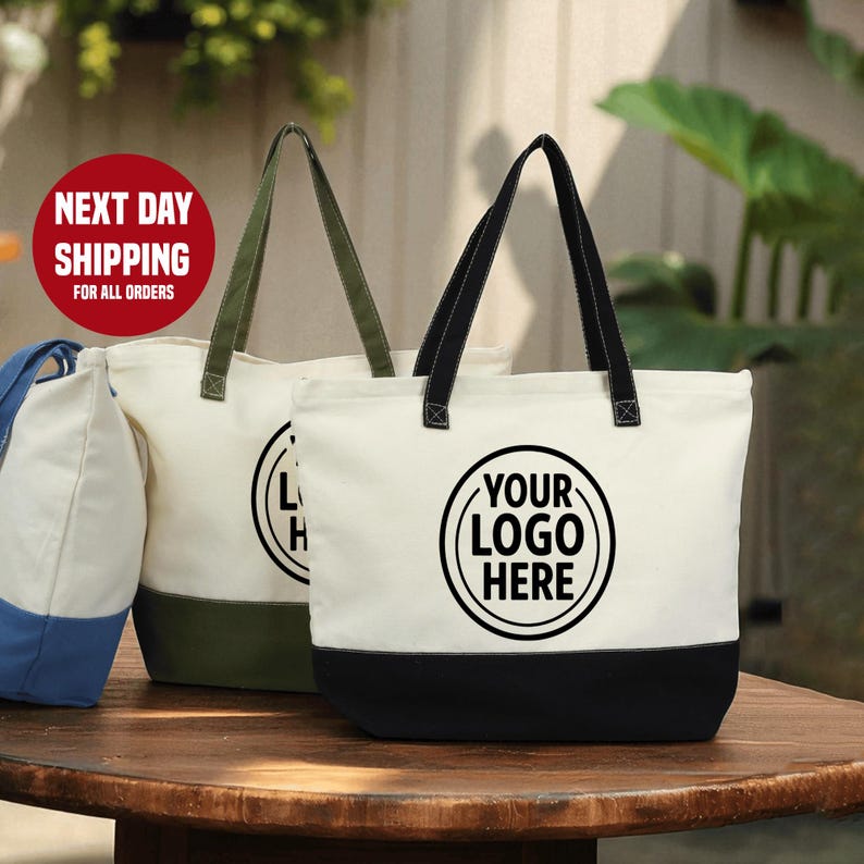 Custom Logo Tote Bag Personali - Women Fashion Brand Logo ulasan dan harga