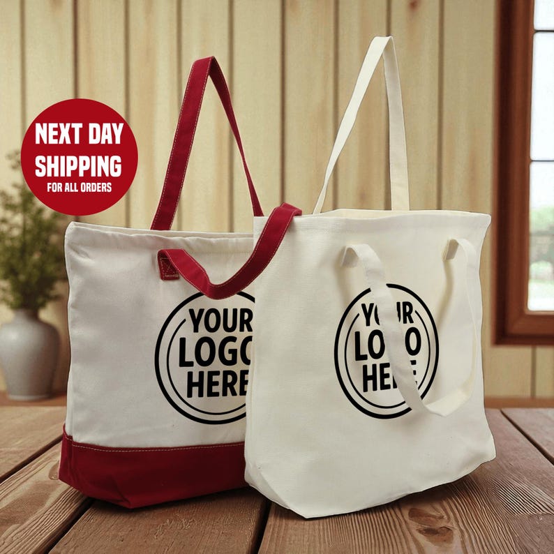 Custom Logo Tote Bag Personali - Women Fashion Brand Logo ulasan dan harga