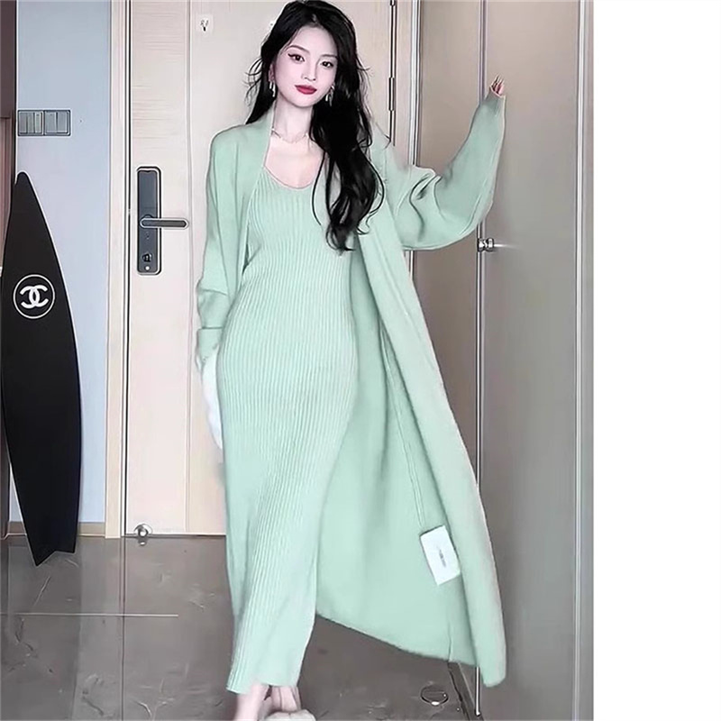 2026 Spring Autumn New Fashion - Longline Cardigan Knit ulasan dan harga