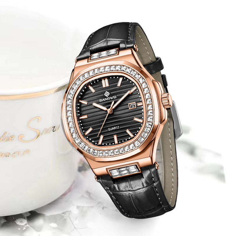 LIGE Bangwei Fashion Simple Qu - Women'S Fashion Quartz Watch ulasan dan harga