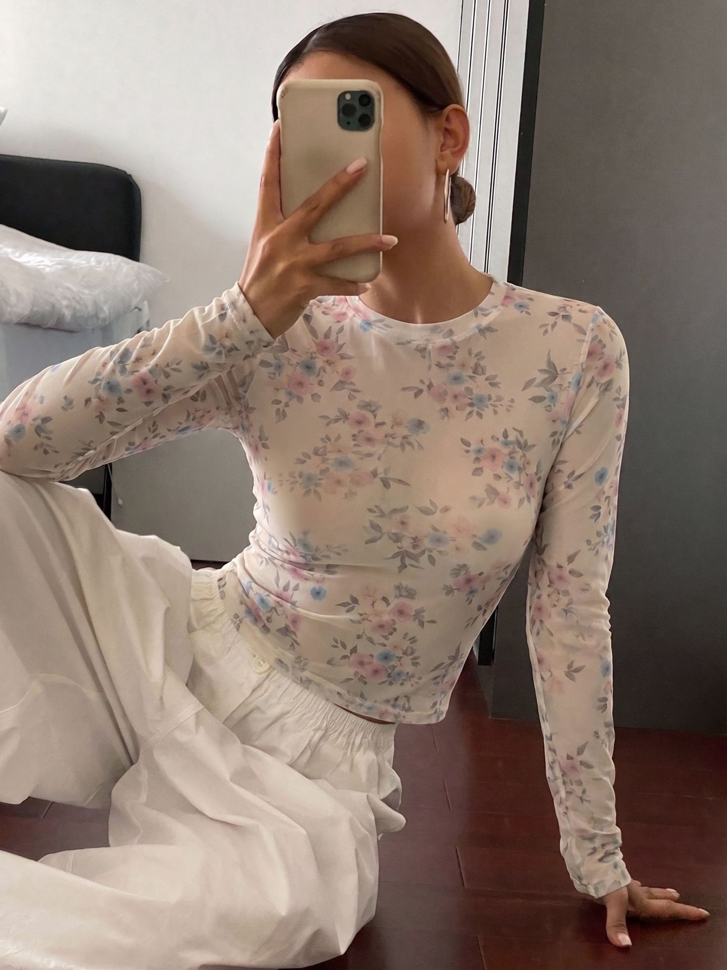 Women 2026 New Autumn Floral P - Women'S Fashion Tops ulasan dan harga