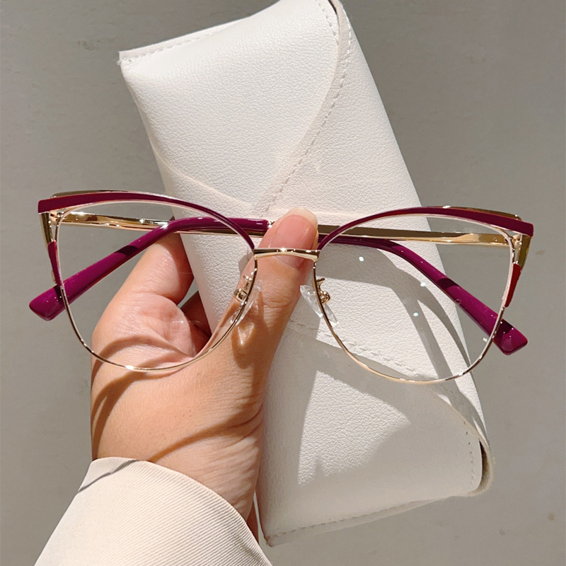 New Fashion Cat Eye Anti Blue  - Women'S Fashion Glasses Non Prescription ulasan dan harga