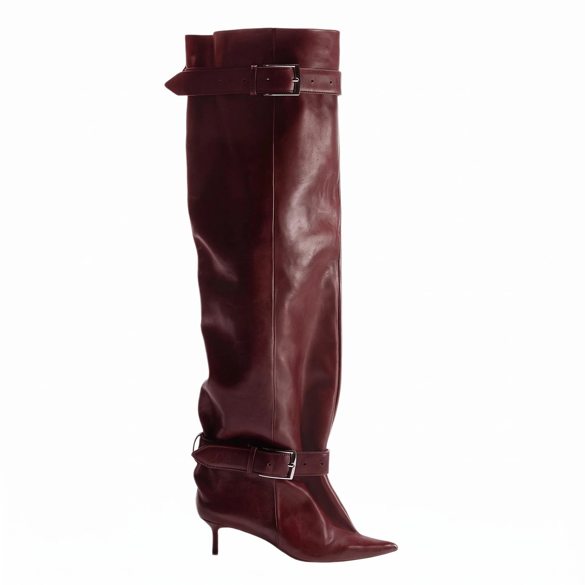 new pointed thin heel over the - Women Fashion Youtube ulasan dan harga