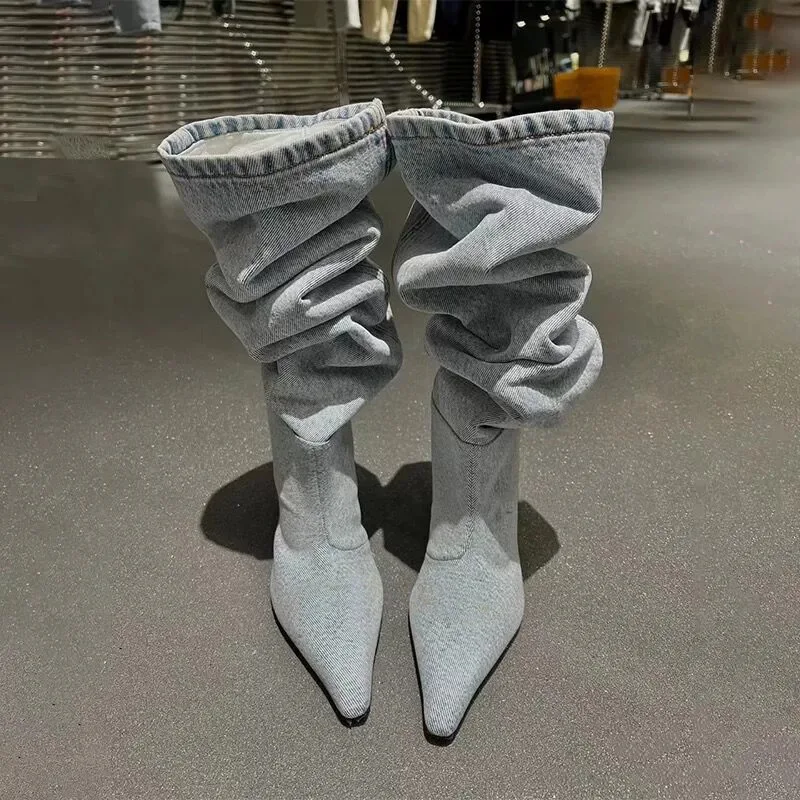 High Heel Long Tube over Knee  - Women Fashion Youtube ulasan dan harga