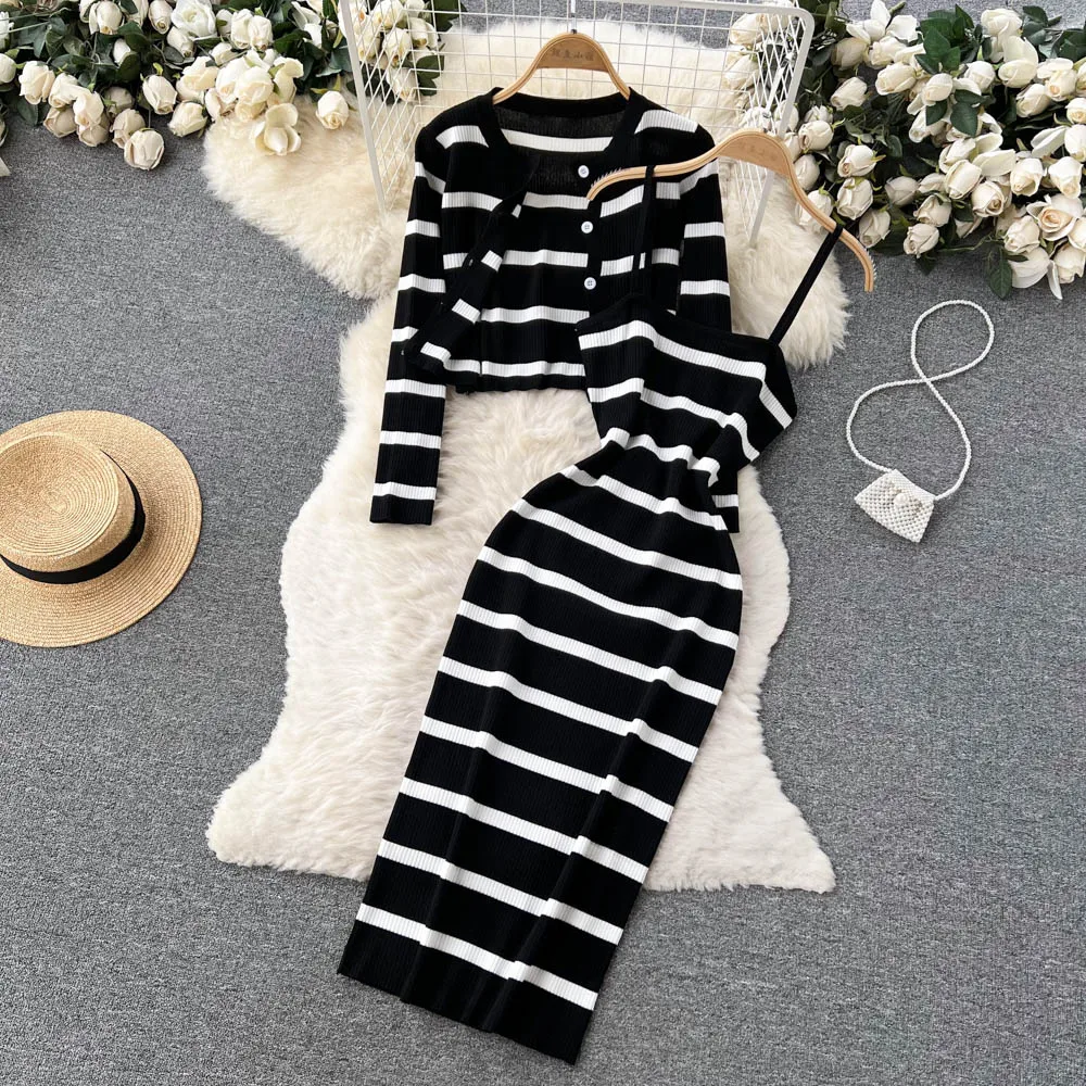 Korean Sweet Hit Color Patchwo - Longline Cardigan Knit ulasan dan harga