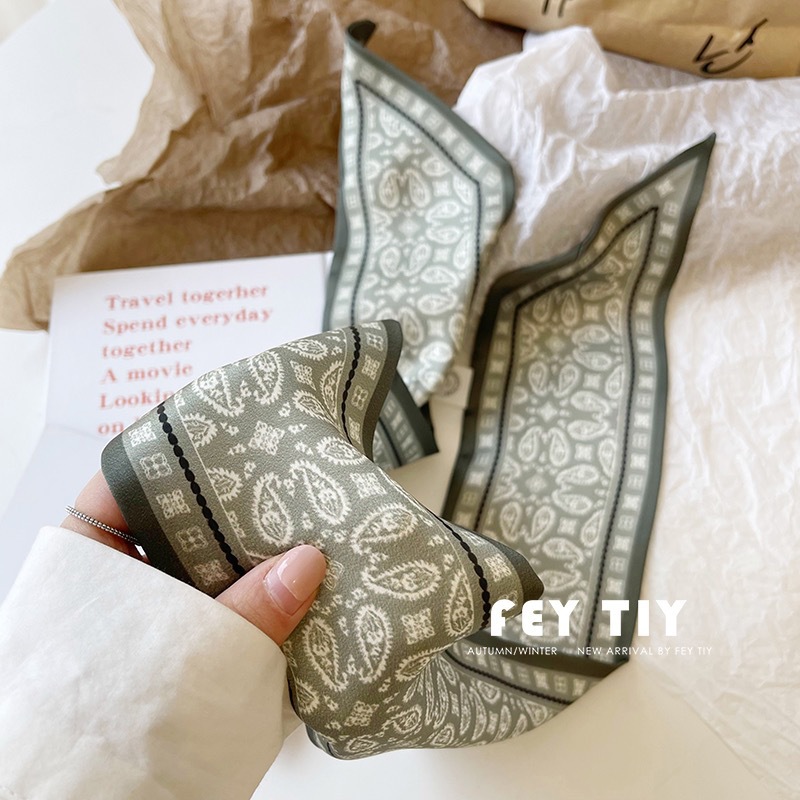 Set Series Silk Satin Scarf Wo - Women Fashion Necktie ulasan dan harga