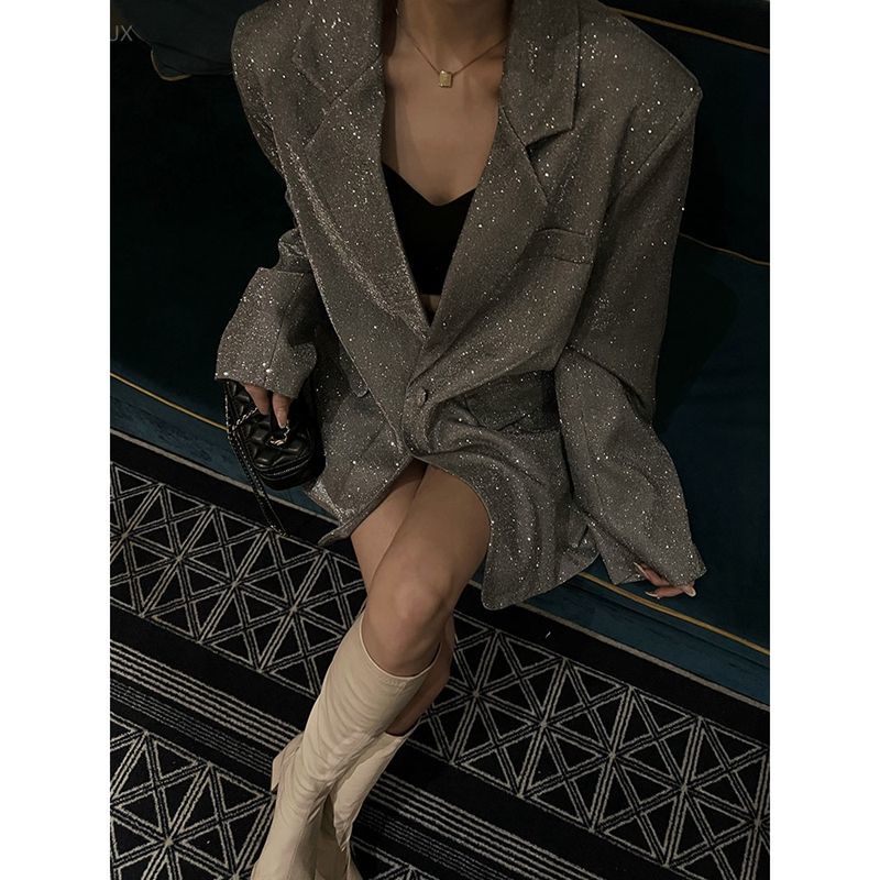 Korean Oversized Jackets 2025  - Blazer Women Oversized ulasan dan harga