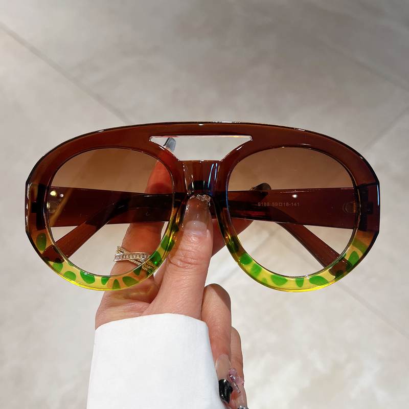 Oversized Round Goggle Men Fas - Women Fashion Glasses ulasan dan harga