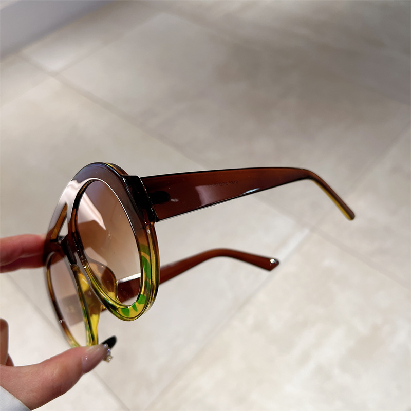 Oversized Round Goggle Men Fas - Women Fashion Glasses ulasan dan harga