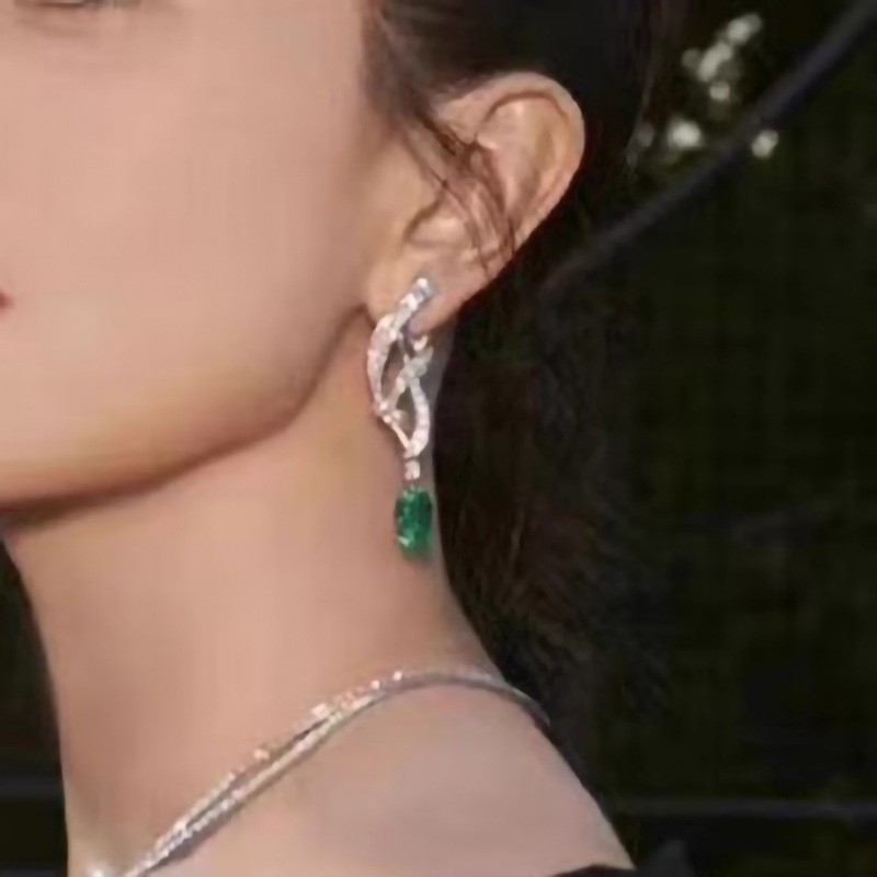 Retro Luxury Emerald Square Di - Women'S Fashion Magazines ulasan dan harga