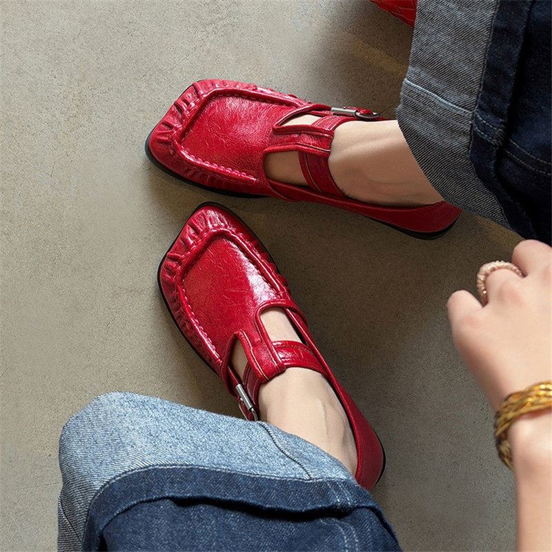 NEW Spring/Autumn Genuine Leat - Women Fashion Heels ulasan dan harga