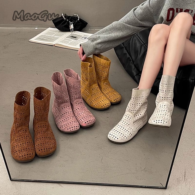 Women's Summer Boots Breathabl - Women Fashion Youtube ulasan dan harga
