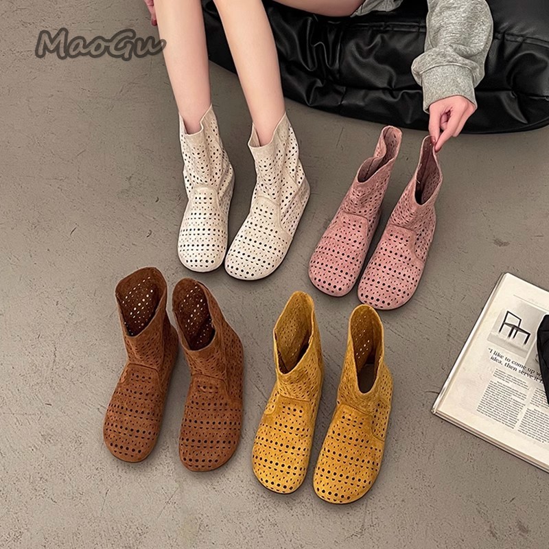 Women's Summer Boots Breathabl - Women Fashion Youtube ulasan dan harga