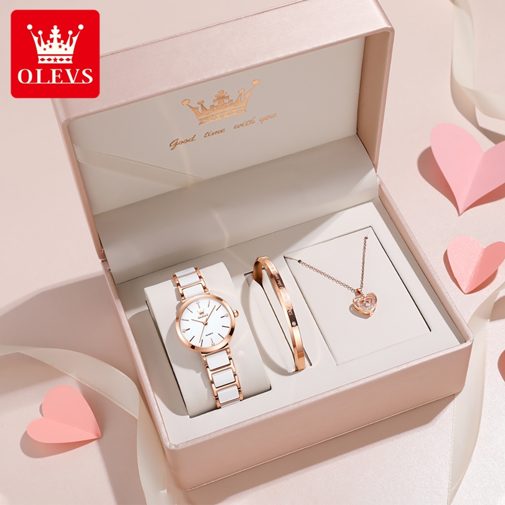 OLEVS Women Watch 5877 Luxury  - Women'S Fashion Quartz Watch ulasan dan harga