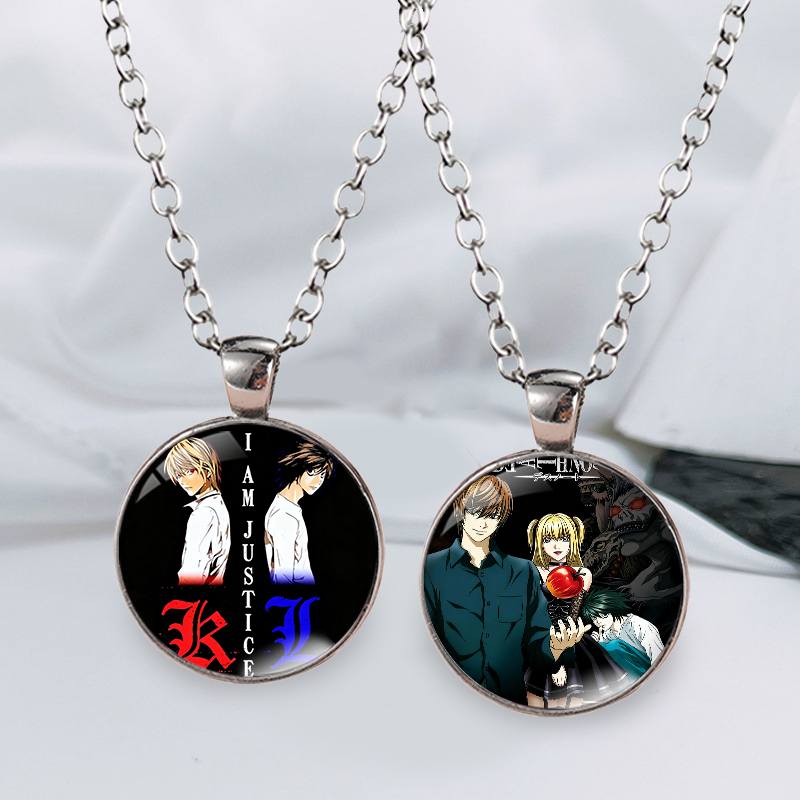 Death Note Time Gem Necklace f - Women Fashion Drawing ulasan dan harga