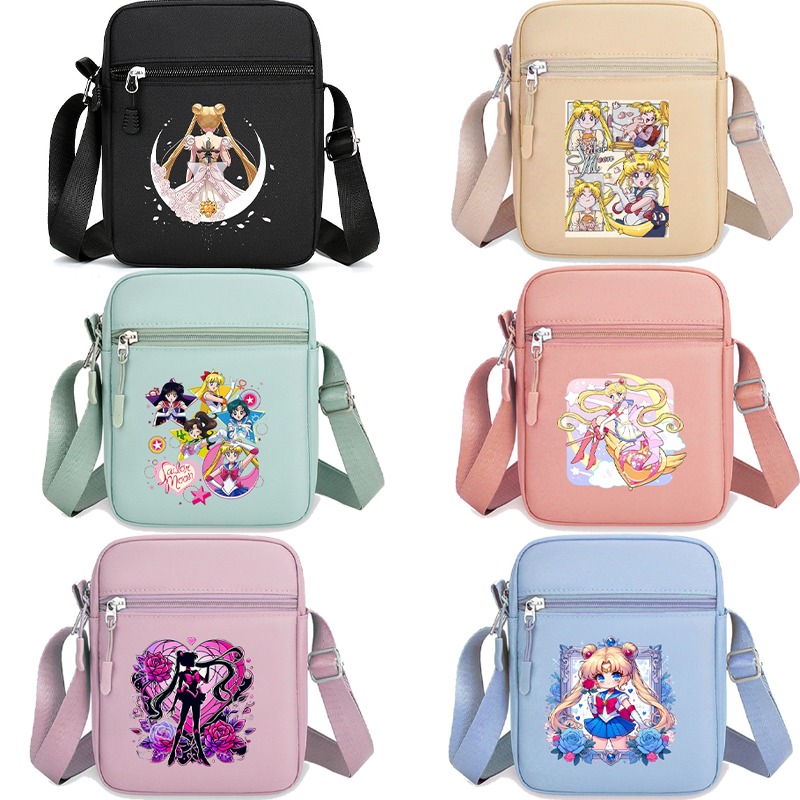 Sailor Moon Shoulder Bag Unise - Women Fashion Drawing ulasan dan harga