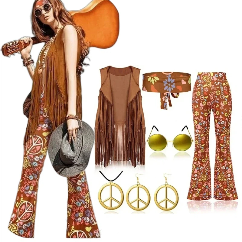 Hippie Disco 60s 70s Adults Pu - Women'S Fashion From The 70S ulasan dan harga