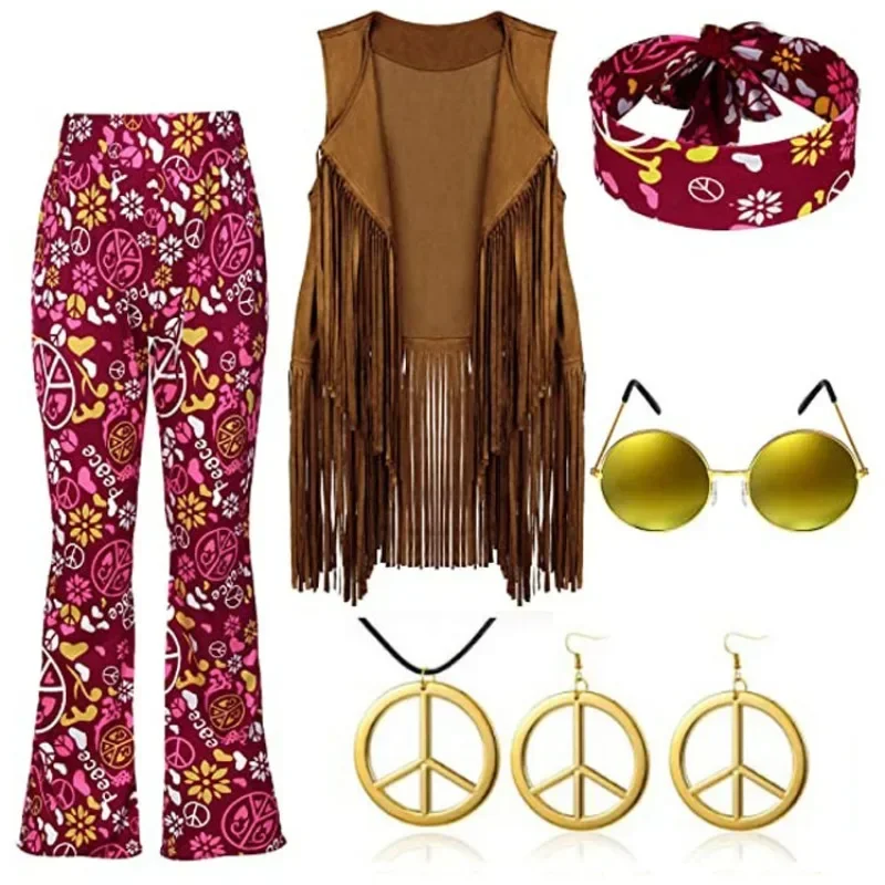 Hippie Disco 60s 70s Adults Pu - Women'S Fashion From The 70S ulasan dan harga