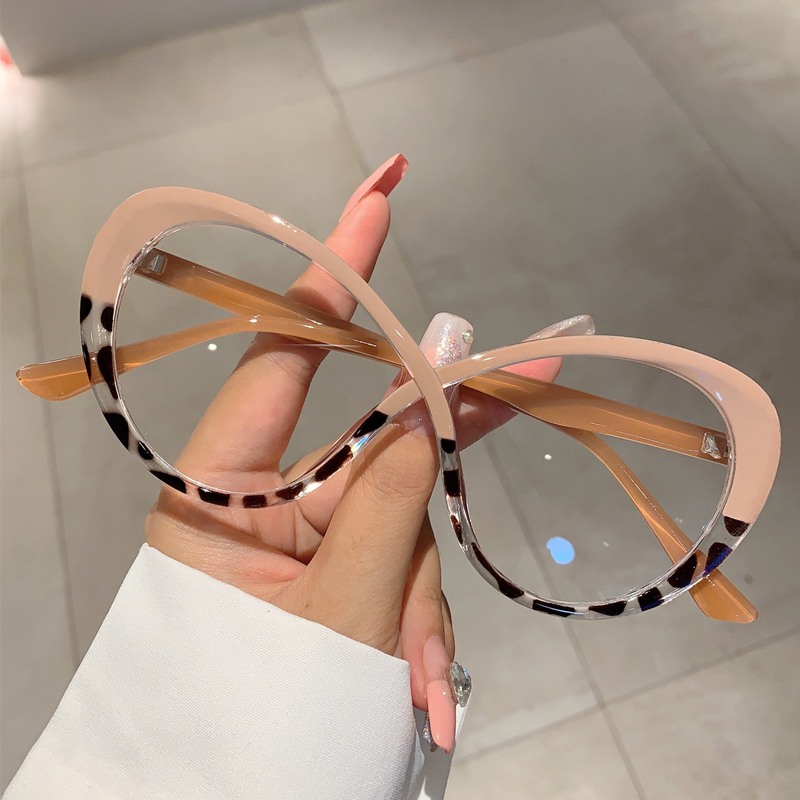 KAMMPT Oversized Oval Eyeglass - Women'S Fashion Glasses Non Prescription ulasan dan harga