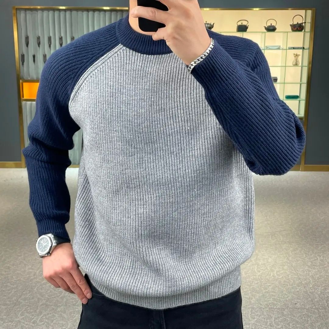 Autumn and winter fashionable  - Ribbed Knit Sweater ulasan dan harga