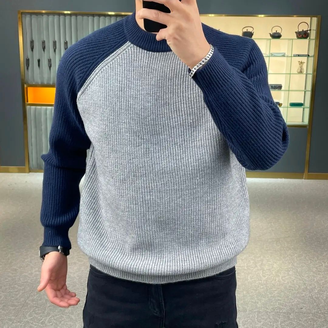 Autumn and winter fashionable  - Ribbed Knit Sweater ulasan dan harga