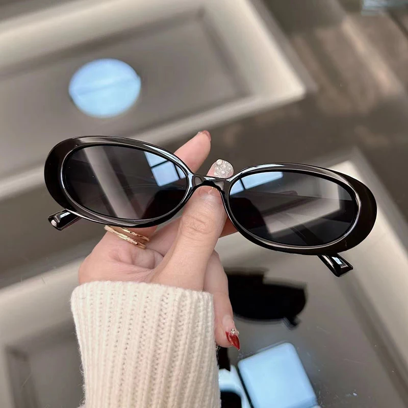 New Oval Vintage Sunglasses Wo - Women Fashion Glasses ulasan dan harga