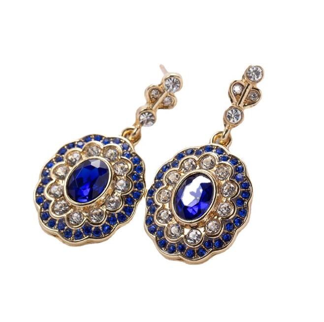 Luckyshine Oval London Blue To - Women'S Fashion London ulasan dan harga