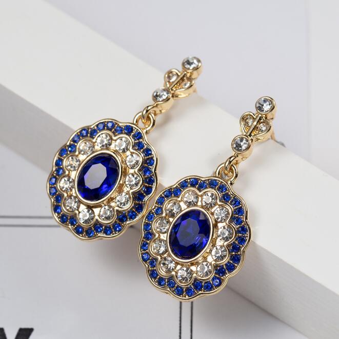 Luckyshine Oval London Blue To - Women'S Fashion London ulasan dan harga