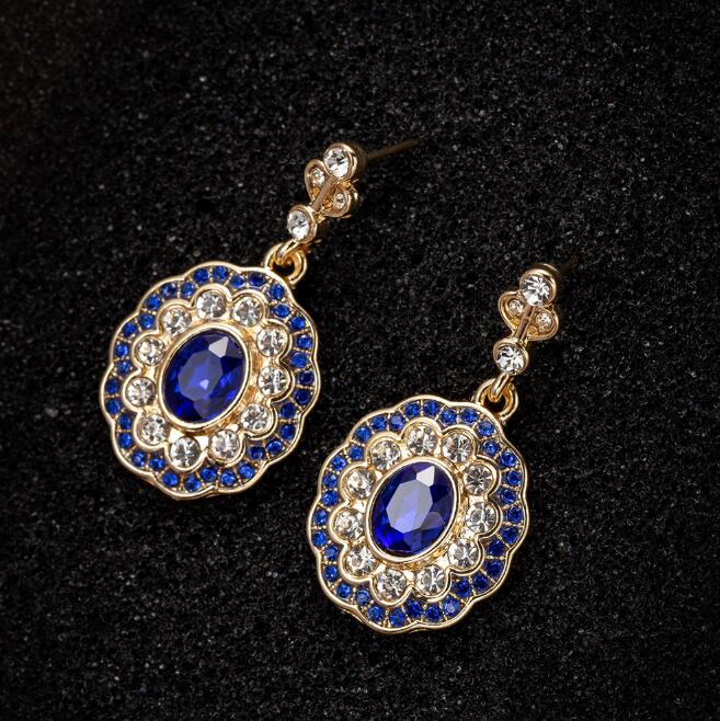Luckyshine Oval London Blue To - Women'S Fashion London ulasan dan harga
