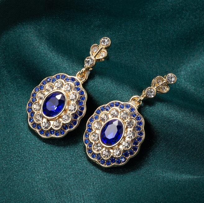 Luckyshine Oval London Blue To - Women'S Fashion London ulasan dan harga