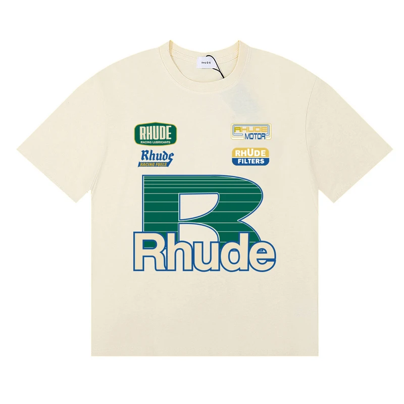 Streetwear Brand Rhude T-shirt - Women Fashion Brand Logo ulasan dan harga