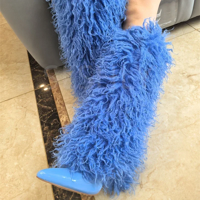 Fashion Candy Colored Plush Kn - Women'S Fashion Magazines ulasan dan harga