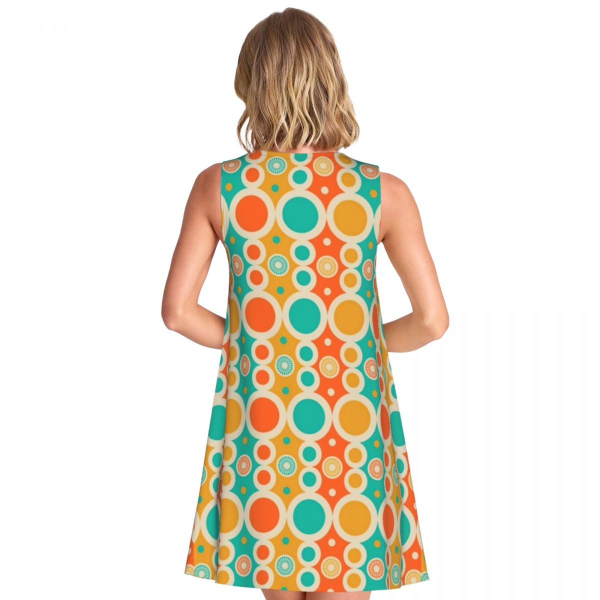 Mid-Century Dress Spot Retro V - Women'S Fashion From The 70S ulasan dan harga