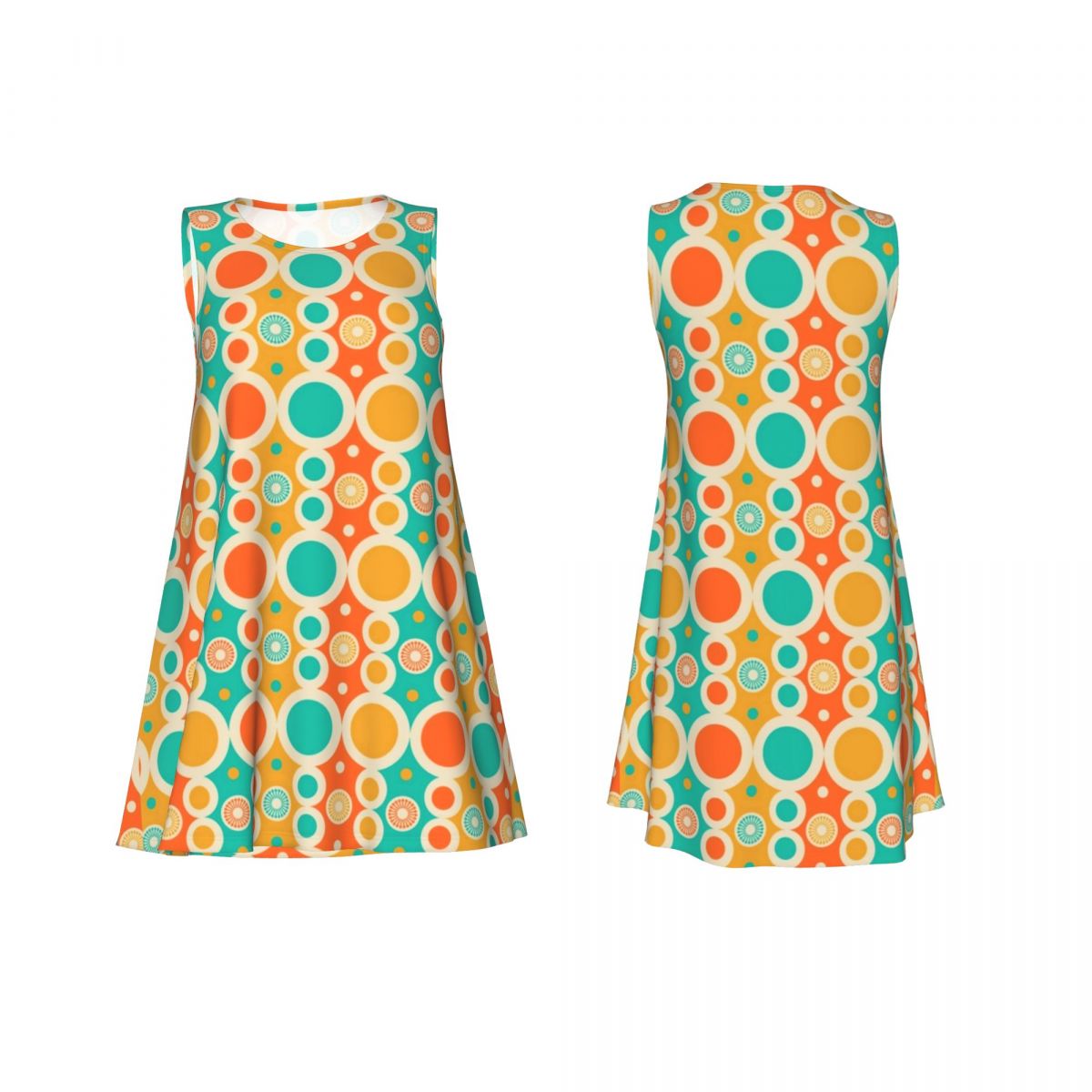 Mid-Century Dress Spot Retro V - Women'S Fashion From The 70S ulasan dan harga