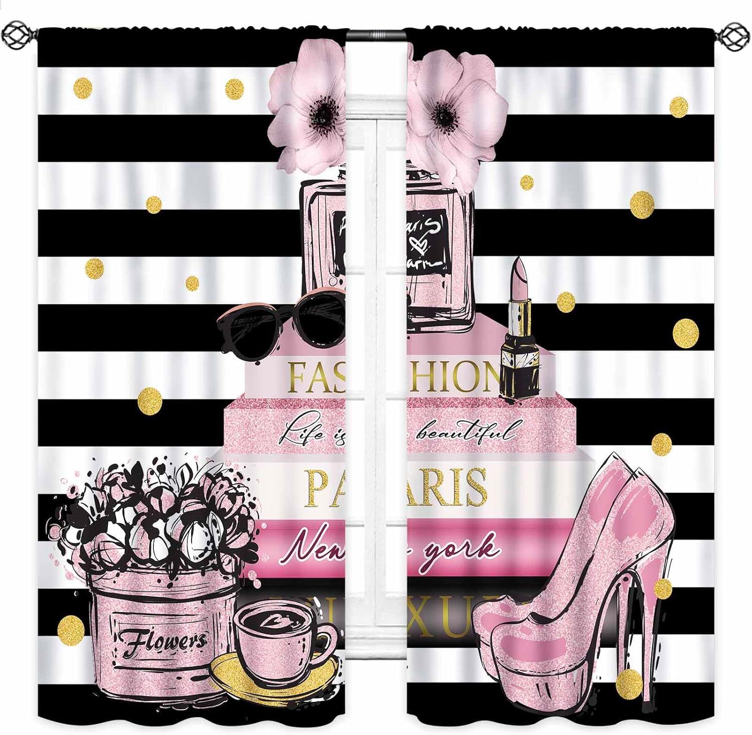 Pink Fashion Women Curtain for - Women'S Fashion Magazines ulasan dan harga