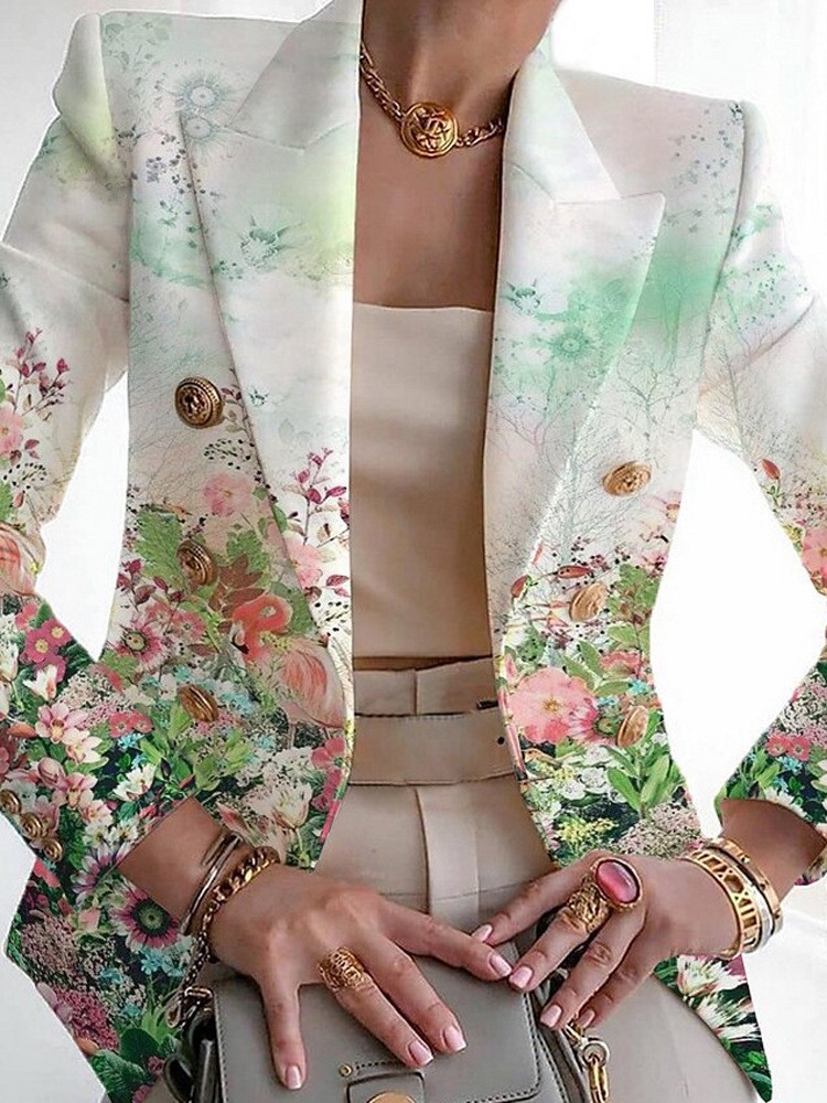 Spring Autumn Women's Top Suit - Blazer Women Oversized ulasan dan harga
