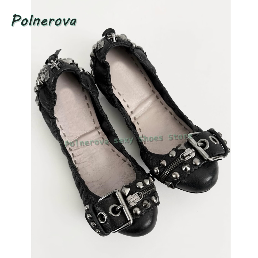 Rivet Belt Buckle Mary Jane Sh - Women'S Fashion Shoes ulasan dan harga