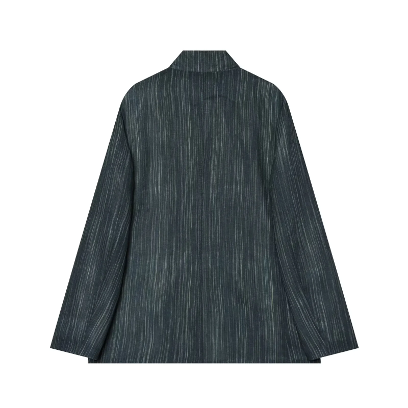 2026 Autumn New Women Striped  - Blazer Women Oversized ulasan dan harga