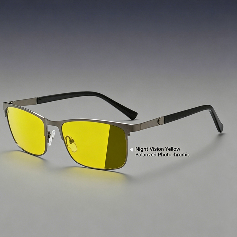 Yellow Night Vision Photochrom - Women Fashion Glasses ulasan dan harga