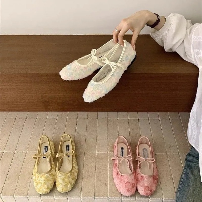 Gentle New Chinese Rose Mesh M - Women Fashion Heels ulasan dan harga