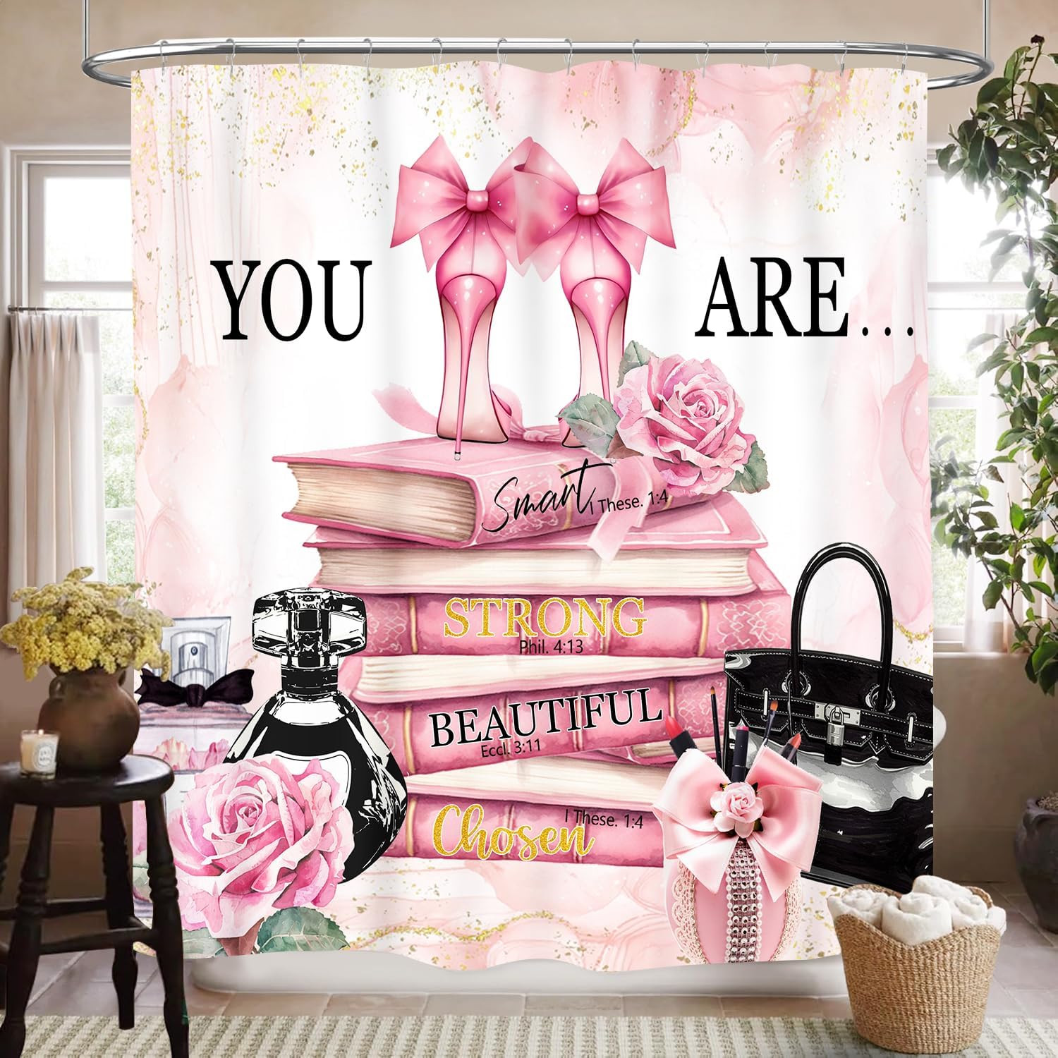 Fashion Woman Shower Curtain f - Women'S Fashion Magazines ulasan dan harga