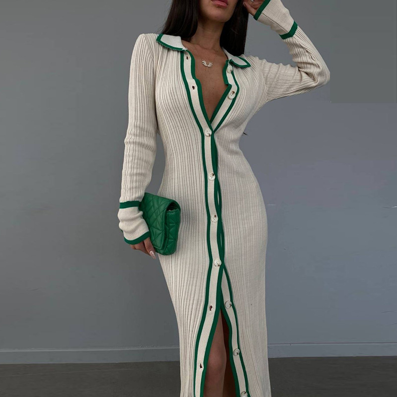 Autumn Knitted Long-sleeved Bu - Longline Cardigan Knit ulasan dan harga