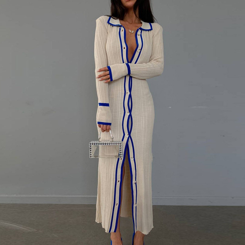 Autumn Knitted Long-sleeved Bu - Longline Cardigan Knit ulasan dan harga