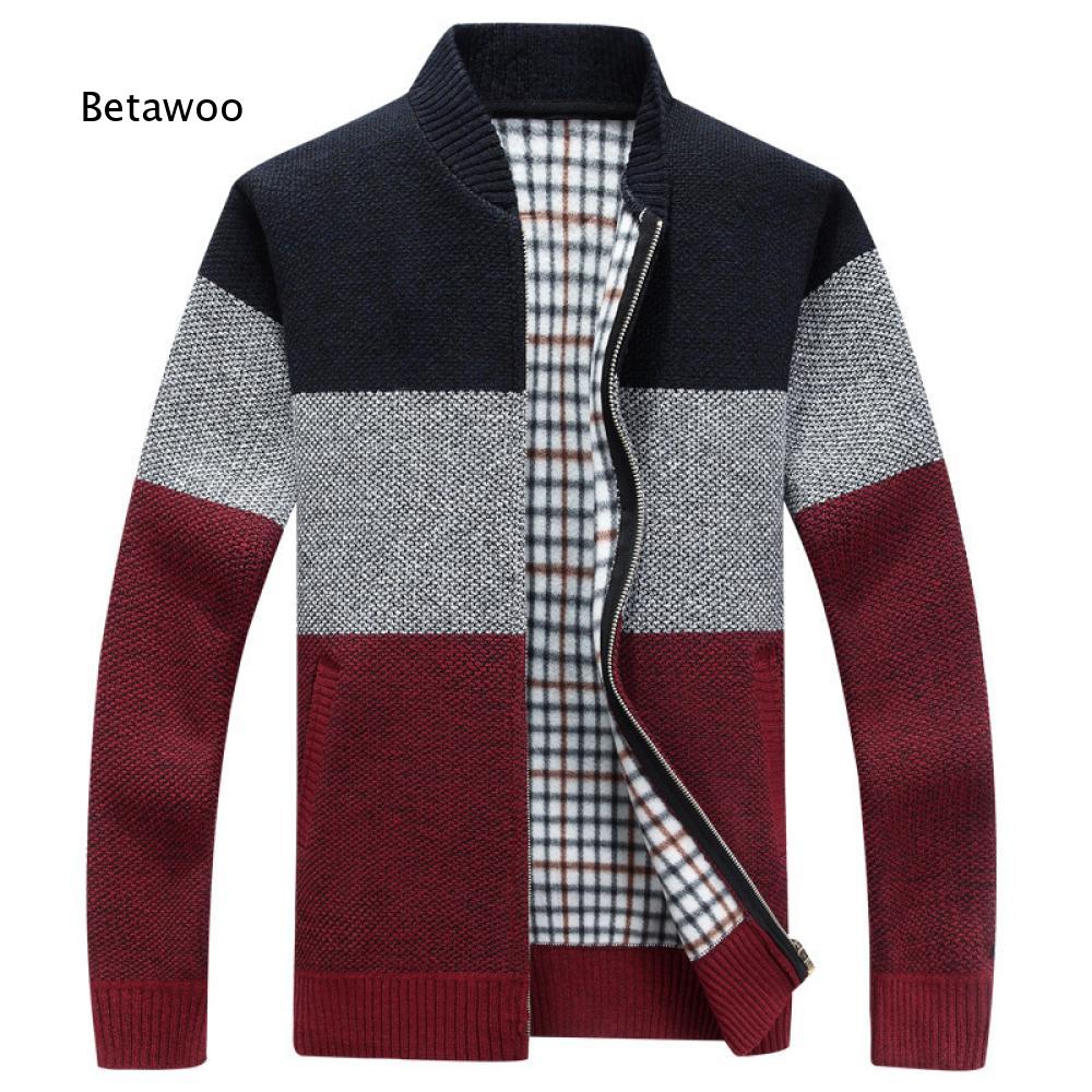 Men Casual Thick Knitted Cardi - Longline Cardigan Knit ulasan dan harga