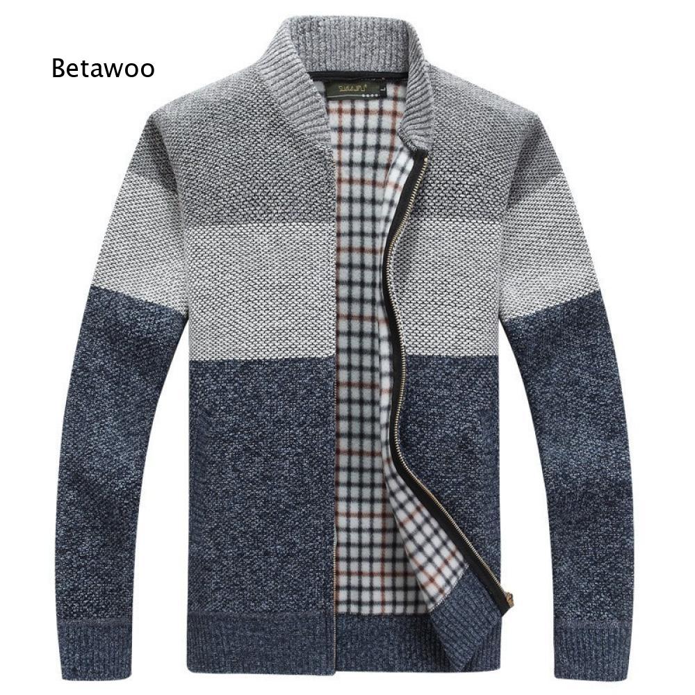 Men Casual Thick Knitted Cardi - Longline Cardigan Knit ulasan dan harga